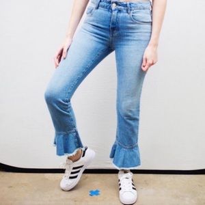 - BLOGGERS’ FAVE - Zara Flare Cropped Jeans